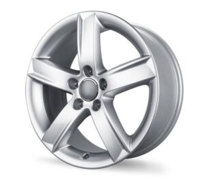 black and silver alloy wheels​