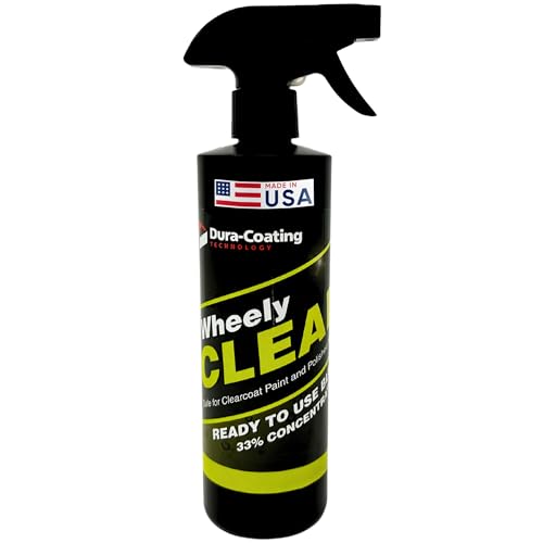 how to clean clear coated wheels